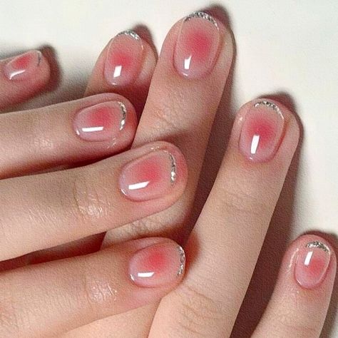 short nails design aesthetic Short Normal Nail Designs, Clear Short Nails With Design, Really Short Nail Ideas, Really Short Nails Ideas, Short Nail Bed, Really Short Nails, Short Nails Design, Cute Backgrounds For Iphone, Short Nail