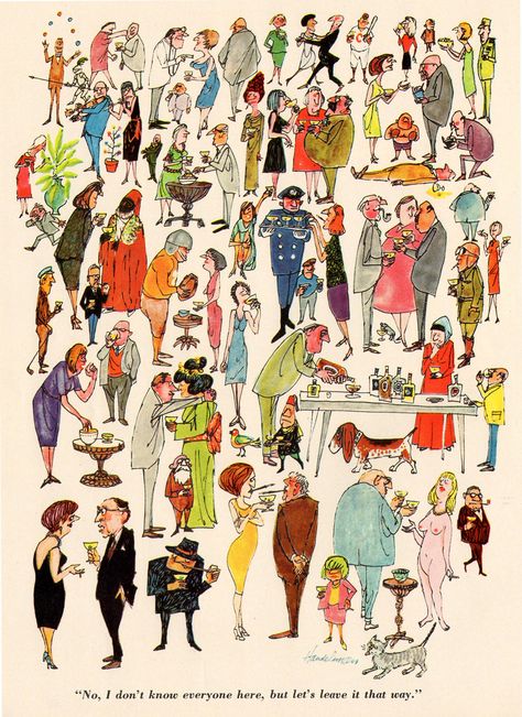 Vintage Cartoons, Mid Century Illustration, People Illustration, Retro Illustration, Vintage Illustration, Illustrations Posters, That Way, Art Inspo, Illustration Design