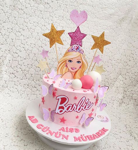 Barbie Birthday Cake, Barbie Birthday, Cake Topper, Cake Toppers, Birthday Cake, Cake, Birthday, Quick Saves, Design