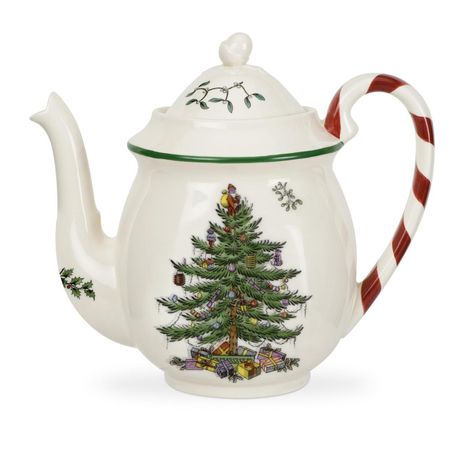 The Spode Christmas Tree Peppermint Teapot is perfect for serving #tea at #Christmas time. Christmas Tea Cup, Christmas Tree Candy Cane, Christmas Teapot, Warm Winter Drinks, Christmas Tea Party, Christmas Tree Collection, Christmas Tree Candy, Peppermint Candy Cane, Christmas China