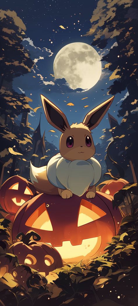 Eevee Wallpaper, Christmas Pokemon, Eevee Cute, Pokemon Halloween, Pokemon Backgrounds, Cool Pokemon Wallpapers, Pokémon Art, Cute Pokemon Pictures, Eevee Evolutions