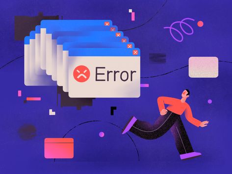 404 Error, Error Illustration, Data Patterns, Digital Wallet, Motion Graphics, Motion Design, Graphic Illustration, Motion, Creative Professional