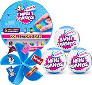 Amazon.com: 5 Surprise Mini Brands Collector's Kit by ZURU - Kids Toy, Great Includes Real Miniature Brands Collectibles, 3 Mystery Capsules + 1 Collector's Case, (Amazon Exclusive) : Toys & Games 5 Surprise Mini Brands, Mini Brands, After Christmas, Amazon Gift Cards, Amazon Gifts, Brand You, The Collector, Toys Games, Kids Toys