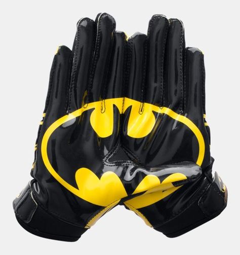 Boys’ Under Armour® Alter Ego Batman F5 Football Gloves Batman Party, Be Your Own Hero, Kids Uniforms, I Am Batman, Football Gloves, Fashion Pics, Im Batman, Football Equipment, Sports Gloves