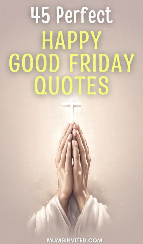 Find inspiration in these Good Friday quotes with messages from the bible about Jesus's sacrifice. These Christian words of prayer and Good Friday blessings are perfect to share with your friends & family this Easter. Use these thoughtful Good Friday sayings & Easter captions for Instagram or Easter greeting card messages. These Good Friday quotes help reflect on Jesus's last days with bible verses reminding us of the hope of resurrection on Easter Sunday. Happy Good Friday Quotes, Good Friday Blessings, Easter Captions, He Is Risen Quotes, Friday Sayings, Funny Easter Wishes, Easter Quotes Christian, Greeting Card Messages, Good Friday Message