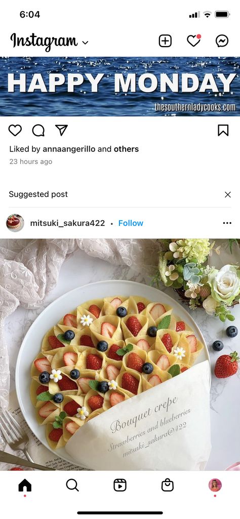 Black Bouquet, Food Presentation, Happy Monday, Waffles, Presentation, Gif, Plating, Bread