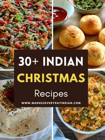 collage of indian christmas recipes Diwali Dinner Recipes, Indian Christmas Food, Indian Christmas Dinner, Indian Thanksgiving Recipes, Christmas Food Dinner Main Courses, Indian Appetizers For Party, Christmas Curry, Desi Christmas, Indian Dinner Party