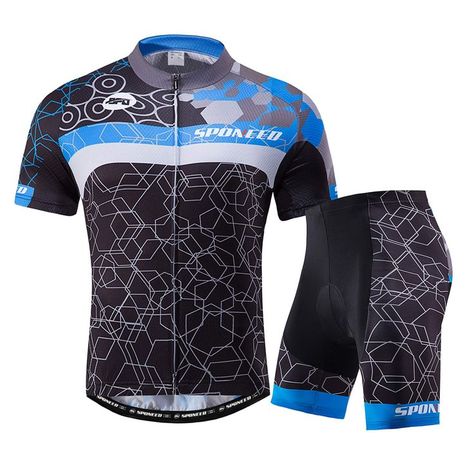 Men Cycling Outfit Set MTB Bicycle Jersey Road Biker Shorts Trianthlon Cyclwear Shirts Bicycle Jersey, Cycling Clothes, Men Cycling, Cycling Tops, Biker Shorts Outfit, Padded Shorts, Bike Clothes, Mtb Bicycle, Bike Shirts