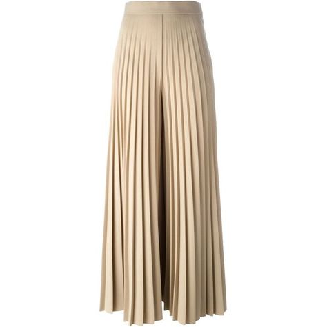 Givenchy Pleated Wide Leg Trousers ($2,755) ❤ liked on Polyvore featuring pants, brown pants, wool blend pants, highwaist pants, high waisted pleated pants and pleated pants Brown High Waisted Pants, High Waisted Pleated Pants, Pleated Wide Leg Pants, High Waisted Wide Leg Pants, Pants High Waisted, Spandex Pants, Beige Pants, Pleated Trousers, Brown Pants