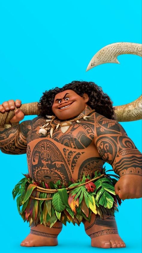 Polynesian Character Design, Maui Drawing, Moana Cast, Kodak Black Wallpaper, Maui Moana, Moana Coloring, Moana Movie, Cartoon Marvel, Moana Coloring Pages