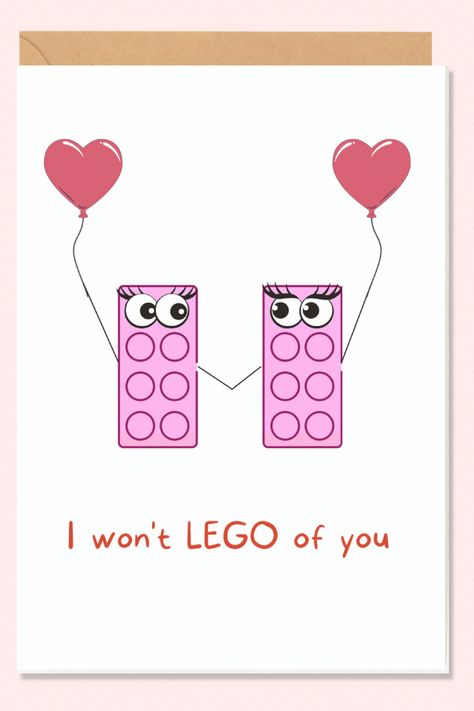 Lgbtq Valentines Day, Queer Valentines Day, Lesbian Valentines Card, Lesbian Valentines Day, Valentines Day Card For Friends, Lesbian Valentines Day Gift Ideas, Wlw Valentines Day, I Love You Card, Lego Card