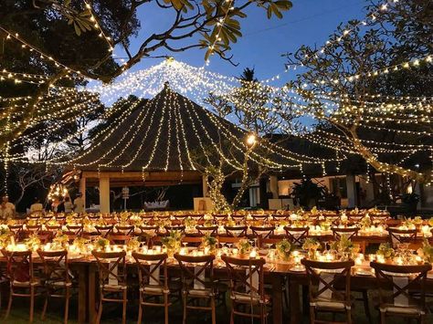 Fairy Light 😍  Sound & lighting by us: @partnersbali_av  Planner: @yourbaliwedding @trian_f @cyratiffany .  .  #australianwedding #ambientlight #baliwedding #dreamwedding #dinnerlighting #event #fairylights #gardenreception #hkwedding #indianwedding #jakartawedding #lighting #outdoorwedding #soundsystem #wedding #weddinginspiration #weddingideas #weddinginbali #reception #weddingreception #dinner Fairy Light Canopy, Garden Reception, Light Canopy, Bali Wedding, Fairy Light, Canopy Lights, Sound System, Ambient Lighting, Fairy Lights