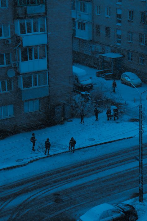 Europe Aesthetic, European Aesthetic, East Europe, Europe Winter, Winter Scenery, Blue Hour, Eastern European, Dark Photography, Brutalism