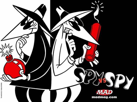 All the spying in Hamlet is ridiculous. It end up getting one man killed and it creates many other problems. moral of the story if someone doesn't want to tell you something don't try to find out by spying on them. Spy Vs Spy, Mad Magazine, Tv Tropes, Comic Collection, Childhood Memories, Graphic Novel, Cartoon Characters, Comic Art, Dc Comics