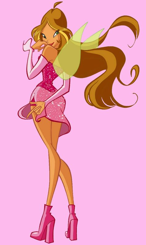 Floral Winx Club, Winx Flora Wallpapers, Flora Winx Wallpaper, Flora Winx Club Wallpaper, Flora Winx Club Aesthetic, Flora From Winx Club, Winx Club Flora, Flora Winx Club, Winx Flora