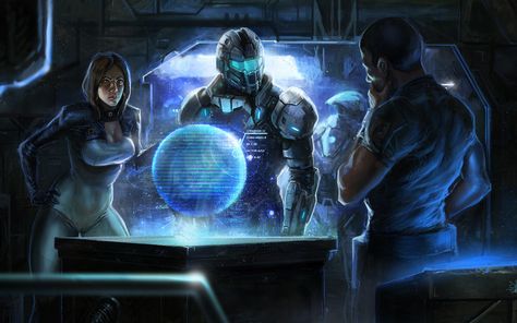 ME concept art Mass Effect 4, Mass Effect Games, Mass Effect Art, Future Space, Mass Effect 3, Research Center, Command Center, Fantasy Paintings, Lara Croft