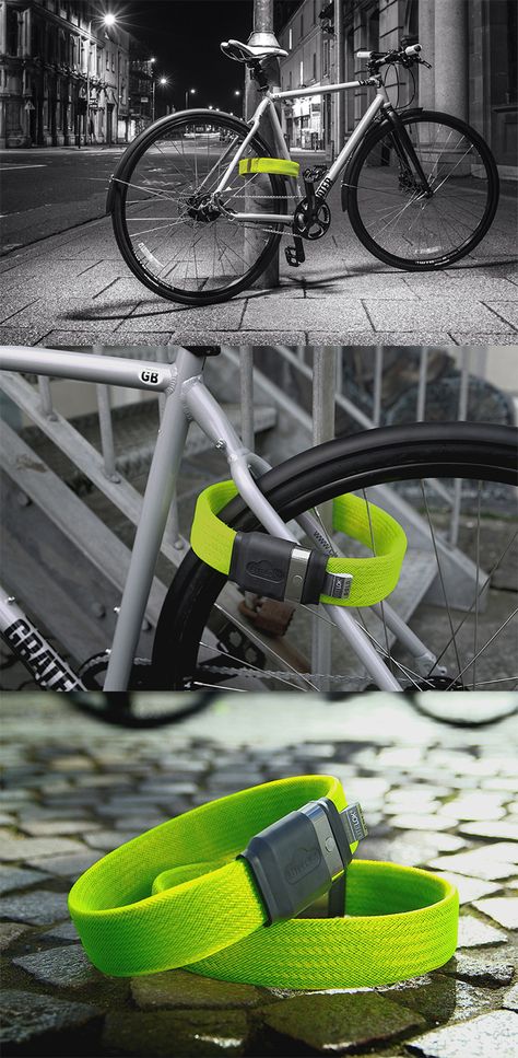 The 'Litelock' a bike lock which is a new alternative to clunky, cumbersome locks that’s lightweight, flexible and super-secure... READ MORE at Yanko Design ! Bike Accessories Gadgets, Bike Gadgets, Imperator Furiosa, Road Bike Accessories, Bicycle Lock, Suspension Bike, Fixie Bike, Bike Lock, Cool Bike Accessories