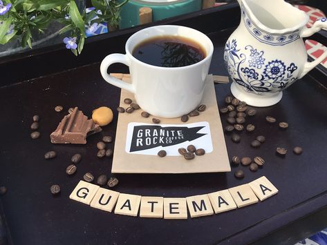 Guatemala Coffee, Granite Rock, Coffee Bean Grinder, Coffee Photos, Coffee Tasting, Arabica Coffee, Caramel Flavoring, Fire Roasted, House Smells