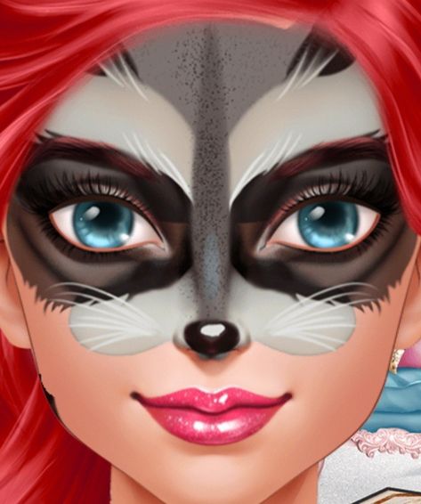 Raccoon Face Paint, Racoon Makeup, Raccoon Face, Makeup For Halloween, Rocket Raccoon, Face Painting Designs, Painting Designs, Racoon, Face Painting