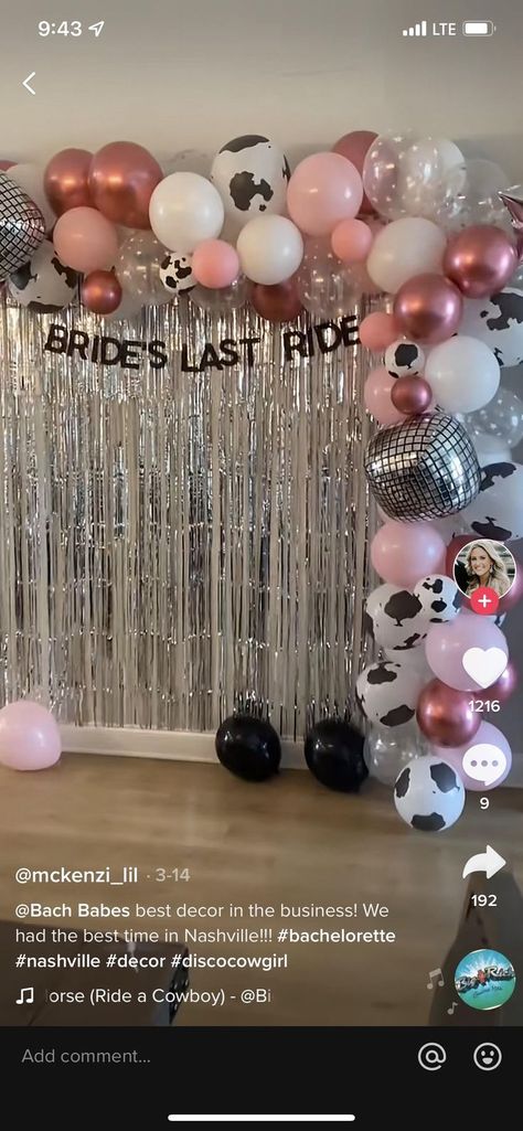 Last Ride Bachelorette Party, Brides Last Ride, Nashville Bachelorette Party, Bridal Bachelorette Party, Bachelorette Decorations, Nashville Bachelorette, Last Ride, Bach Party, Hen Do