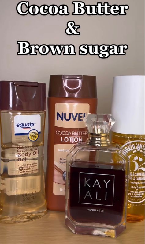 Brown Sugar Perfume, Cocoa Perfume, 19 Bday, Perfume Layering, Cocoa Butter Lotion, Seductive Perfume, Perfume Aesthetic, Cologne Collection, Body Essentials