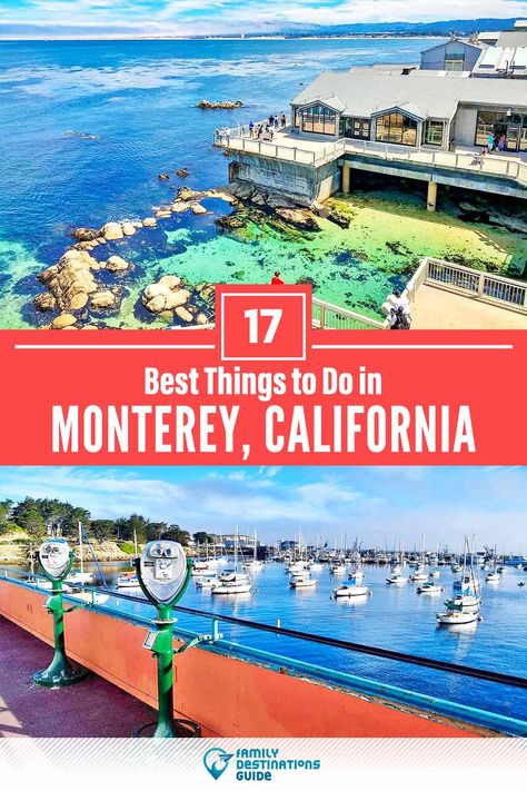 Want to see the most incredible things to do in Monterey, CA? We’re FamilyDestinationsGuide, and we’re here to help: From unique activities to the coolest spots to check out, discover the BEST things to do in Monterey, California - so you get memories that last a lifetime! #monterey #montereythingstodo #montereyactivities #montereyplacestogo California Activities, Vacay Spots, California Bucket List, West Coast Travel, Nevada Travel, Cruise Excursions, Monterey Bay Aquarium, West Coast Road Trip, Monterey California