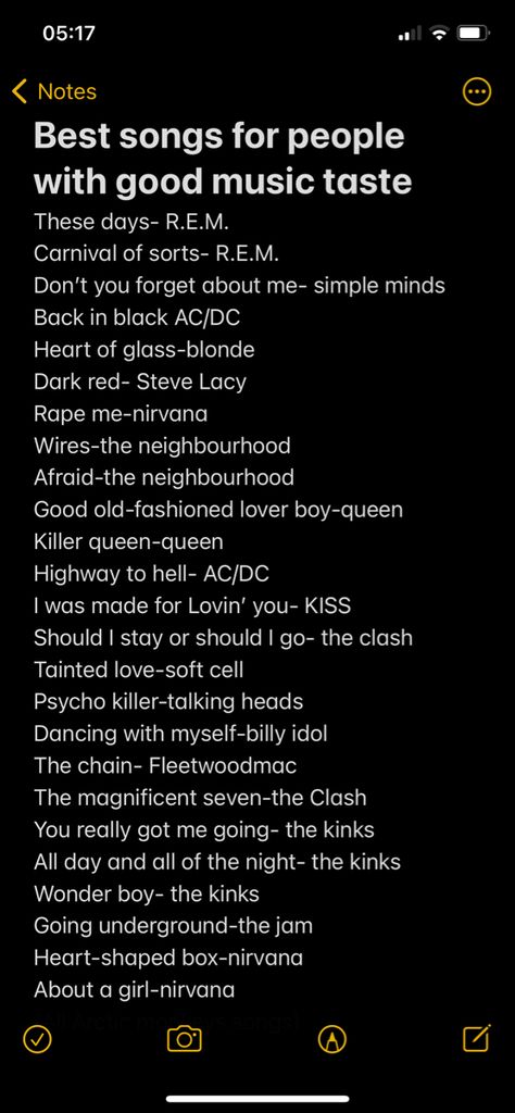 Best songs ever! Save em’ Punk Rock Songs Playlist, Rock Music List, Rock Songs Playlist, Rock Music Playlist, Acdc Songs, Best Songs Ever, Rock And Roll Songs, Rock Playlist, Song Notes