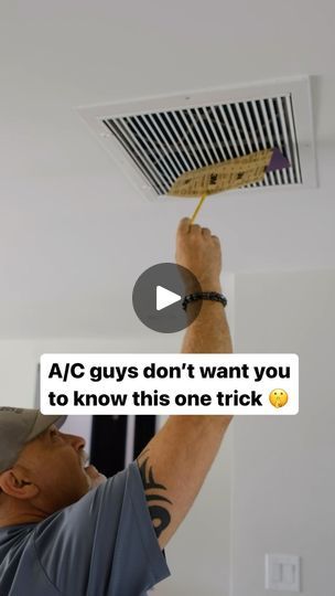 2.5M views · 6.7K reactions | Better grab a piece of paper and check your air returns!

#bisonrenovations #acinstallation #hvac #homerenovation #homeremodeling #contractor #contractorlife | Bison Renovations Hvac Hacks, Air Return, Piece Of Paper, Home Renovation, Home Remodeling, On Instagram, Instagram