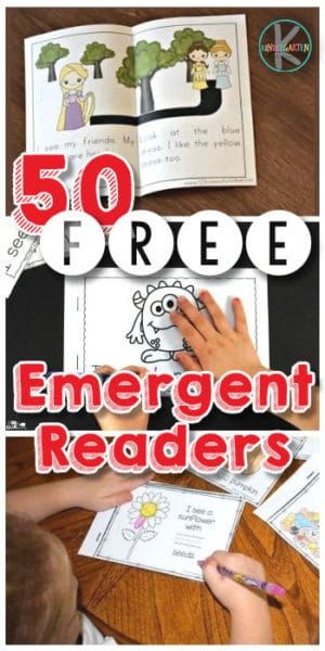 Emergent Readers Free, Emergent Readers Kindergarten, Easy Reader Books, Sight Word Readers, Kindergarten Reading Activities, Kindergarten Books, Kindergarten Lesson Plans, Practice Reading, Kindergarten Lessons