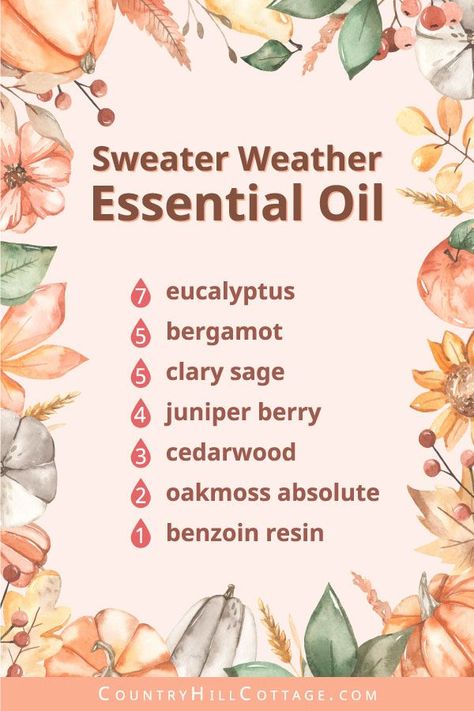 sweater weather essential oil recipe Sweater Weather Essential Oil Recipe, Diy House Scents, Sweater Weather Diffuser Blend, Soy Candle Scents Recipes, Homemade Sweater, Sweater Weather Candle, Candle Recipes, Candle Scents Recipes, Candle Blends