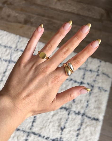 meet yout Summer golds, with theses Missoma Gold Statement Rings #ringstacking #ringstack #goldtstackingrings #goldjewellery Stackable Rings Silver, Gold Statement Ring, Ring Stack, Gold Ring Stack, Ring Stacking, Stackable Rings, Stacking Rings, Gold And Silver, Gold Ring