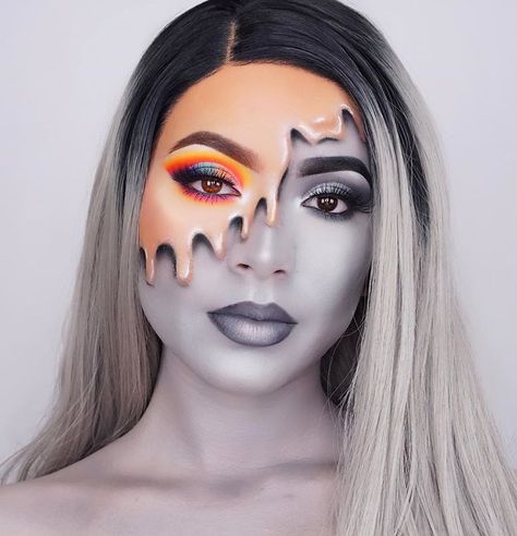 Crazy Makeup Looks Creative, Crazy Makeup Looks, Makeup Looks Creative, Halloween Makeup Artist, Makeup Zombie, Creative Halloween Makeup, Halloween Makeup Inspiration, Scary Makeup, Halloween Tags