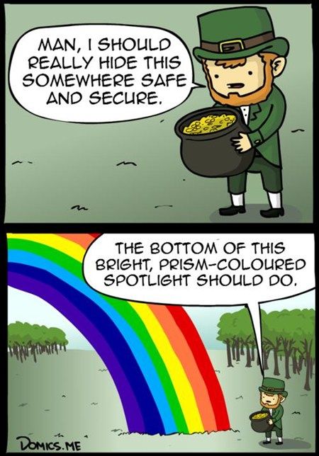 Leprechaun Logic St Patricks Day Quotes, Irish Blessing, Clean Humor, Funny Lol, Holiday Humor, Pot Of Gold, St Patrick’s Day, Comic Strip, Bones Funny