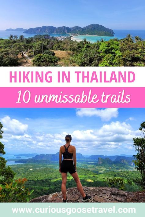 10 unmissable hikes in Thailand - a curious goose travel blog Hiking In Thailand, Thailand Hikes, Thailand Hiking, Thailand Packing, Thailand Travel Destinations, Thai Travel, Trip To Thailand, Thailand Vacation, Thailand Adventure