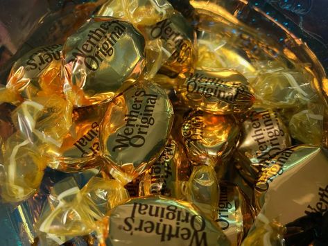 All the candy we find in our grandparents' candy dish One For The Road, Werthers Original, Grandma Aesthetic, Old Candy, Grandma's House, Bulk Candy, Grandmas House, Candy Making, Old People