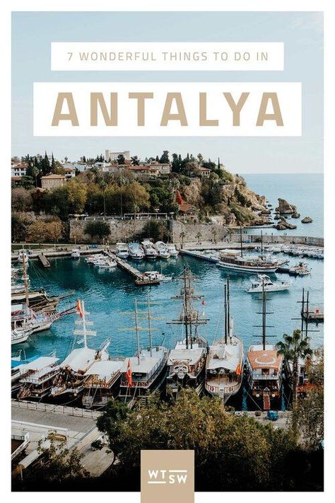 As one of the hottest summer destinations in Europe, Antalya has plenty of awesome things to see and do, including picturesque stretches of beach, a distinctive seaside waterfall, and a lively historical old town to get lost in. After a week spent here, these are my favourites for Antalya! | Things to do in Antalya | Antalya Travel | Turkey | Antalya Turkey | #Antalya #AntalyaOldTown #Turkey #Travel Turkey Things To Do, Antalya Turkey Photography, Things To Do In Antalya Turkey, Antalya Turkey Beautiful Places, Antalya Turkey Aesthetic, Summer In Turkey, Things To Do In Turkey, Turkey Beach, Turkey Trip