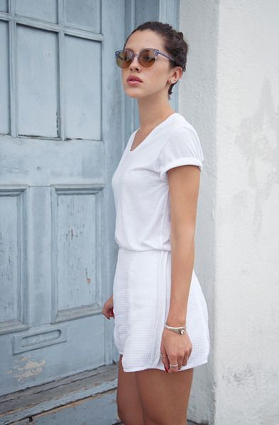 White romper Karla Deras, Quoi Porter, Outfit Trends, Style Outfits, White Fashion, Her Style, Spring Summer Fashion, Ibiza, Dream Closet