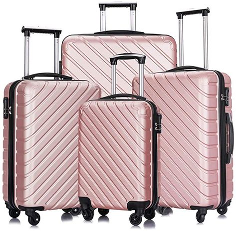 Rose Gold Luggage, Hard Sided Luggage, Cute Suitcases, Luxury Luggage, Cute Luggage, Stylish Luggage, Lightweight Luggage, Mini Mochila, Suitcase Cover