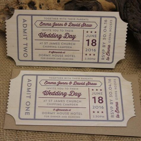 20+ wooden printed wedding ticket Invitation (Stars) - wooden invites, wooden wedding invites, perso Wedding Ticket, Printed Wedding Invitations, Wooden Wedding Invitations, Ticket Wedding Invitations, Wood Wedding Invitations, Wood Invitation, Custom Pencils, Rustic Wooden Sign, Personalized Pencils