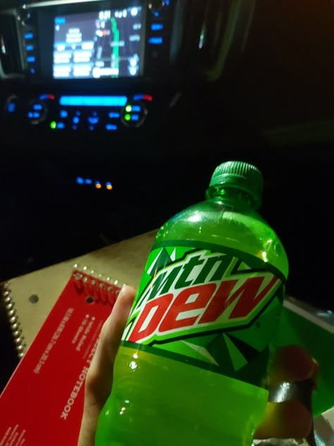 Mtn Dew Aesthetic, Mountain Dew Aesthetic, Dew Aesthetic, Mnt Dew, Mt Dew, Soda Floats, Older Brother Core, Mtn Dew, Best Drink