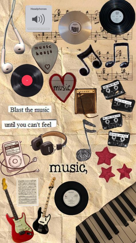 Music Homescreen, Tela Iphone, Music Project, Music Things, Music Collage, Music Headphones, Dark Romance Books, Party Mix, Music Images