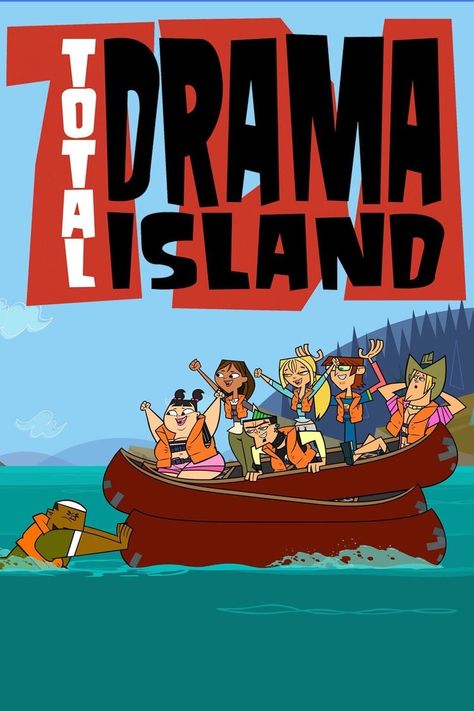 Total Drama Island Poster, Old Cartoon Network Shows, 2000s Posters, Old Cartoon Network, Yearbook Pages, H2o Mermaids, Best Cartoons Ever, Cartoon Network Shows, Island Theme