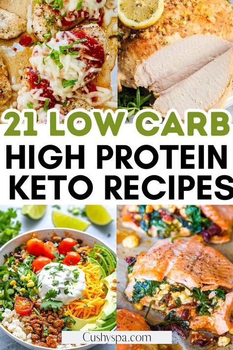 Discover the ultimate in low carb recipes and high protein dinners! These are the best keto recipes and low carb dishes to satisfy your cravings while keeping you on track with your health goals. High Fat Low Protein Foods Keto, High Protein Low Carb Plan, High Protein Low Carb Tuna Recipes, High Protein Meal Plan For Fat Loss, High Protien Meals For Fat Loss, Low Food Map Diet, Food Map Diet, High Protein Low Carb Diet, Low Fiber Diet