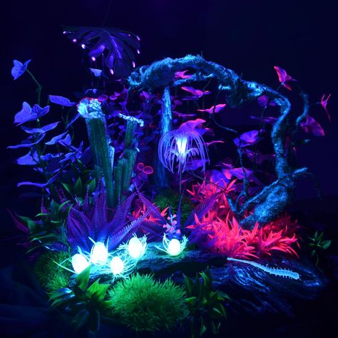 a fan project - avatar-pandora-dioramas Webseite! Avatar Room, Pandora Cake, Blacklight Paint, Avatar Party, Avatar Theme, Lizard Tank, World Of Pandora, All By Myself, Avatar Dr