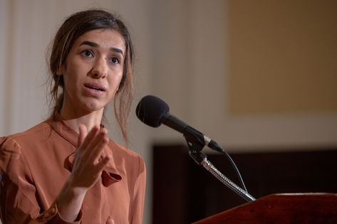 Nadia Murad- HarpersBAZAARUK Nadia Murad, Human Rights Day, Global Awareness, Mental Disorder, Agent Of Change, Nobel Peace Prize, Fast Facts, The Love Of God, History Teachers