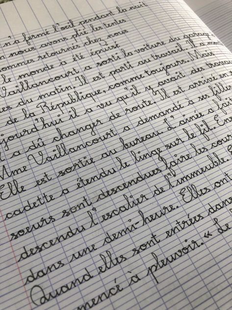 French Cursive, French Handwriting, Writing Questions, Handwriting Tattoo, Handwriting Template, Handwriting Practice Paper, Pretty Handwriting, Neat Handwriting, Calligraphy For Beginners