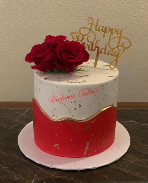 Red Flower Cake Birthday, Red Flower Cake, Flower Cake Birthday, Red Flower, Flower Cake, Birthday Cake, Cake, Birthday, Red