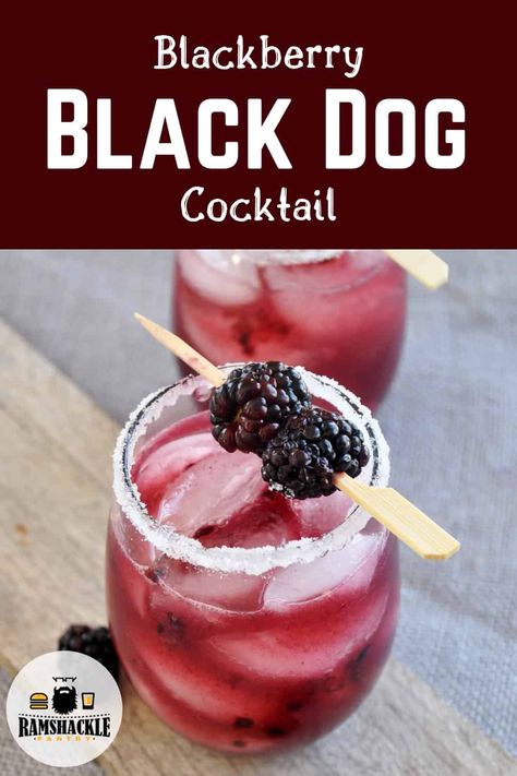 Dog Inspired Cocktails, Greyhound Cocktail, Blackberry Cocktail, Dog Cocktail, Blackberry Drinks, Berry Cocktail, Easy Alcoholic Drinks, Pantry Recipes, Gin Tasting