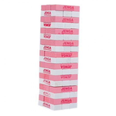 Jenga in pink Pink Apartment, Pink Board, Preppy Girl, Classroom Supplies, Dresden, Pink And White, Board Games, Bridal Shower, Toys