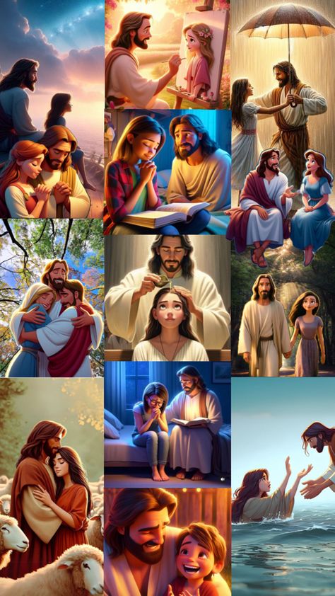 Thank you Lord Pictures Of Jesus, Jesus Smiling, Jesus Love Images, Christian Cartoons, Jesus Cartoon, Gods Princess, Christian Quotes Wallpaper, Pictures Of Christ, Jesus Christ Artwork